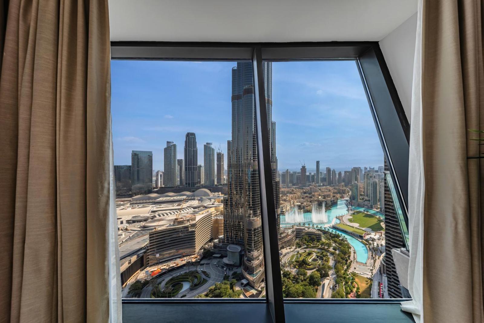 Ferienwohnung Burj Vista By Emaar - Burj Khalifa & Fountain Views, Downtown Dubai Exterior foto
