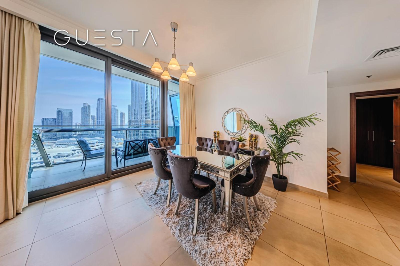 Ferienwohnung Burj Vista By Emaar - Burj Khalifa & Fountain Views, Downtown Dubai Exterior foto