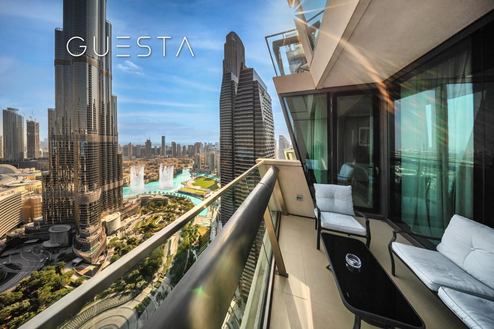 Ferienwohnung Burj Vista By Emaar - Burj Khalifa & Fountain Views, Downtown Dubai Exterior foto