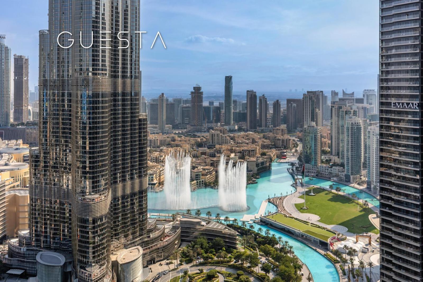 Ferienwohnung Burj Vista By Emaar - Burj Khalifa & Fountain Views, Downtown Dubai Exterior foto